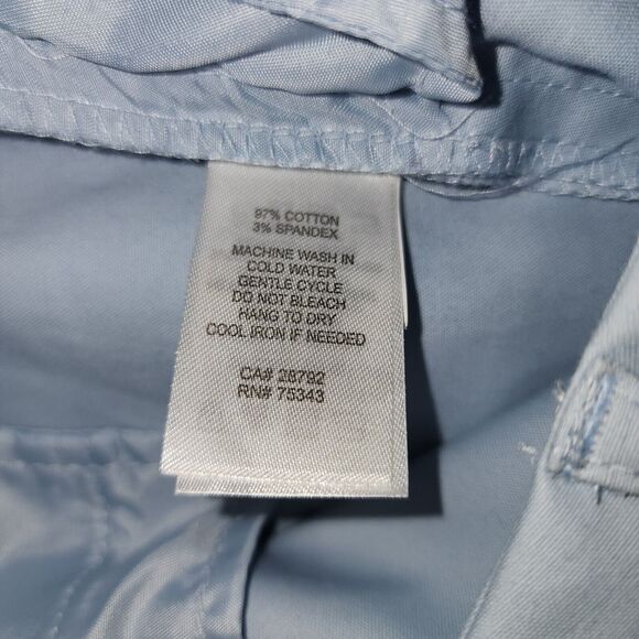 Willi Smith Women's Ankle Pants Size 10 Tapered Leg Trousers Stretch  Blue NWT - Picture 8 of 8